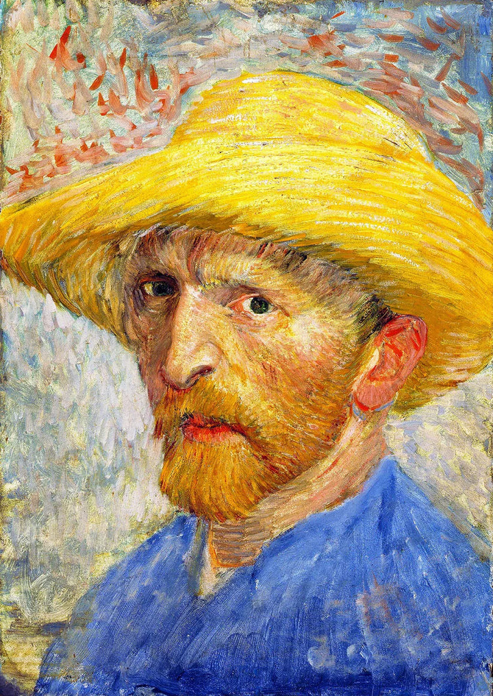 1000pc Vincent Van Gogh: Self-portrait with a Straw Hat Jigsaw Puzzle