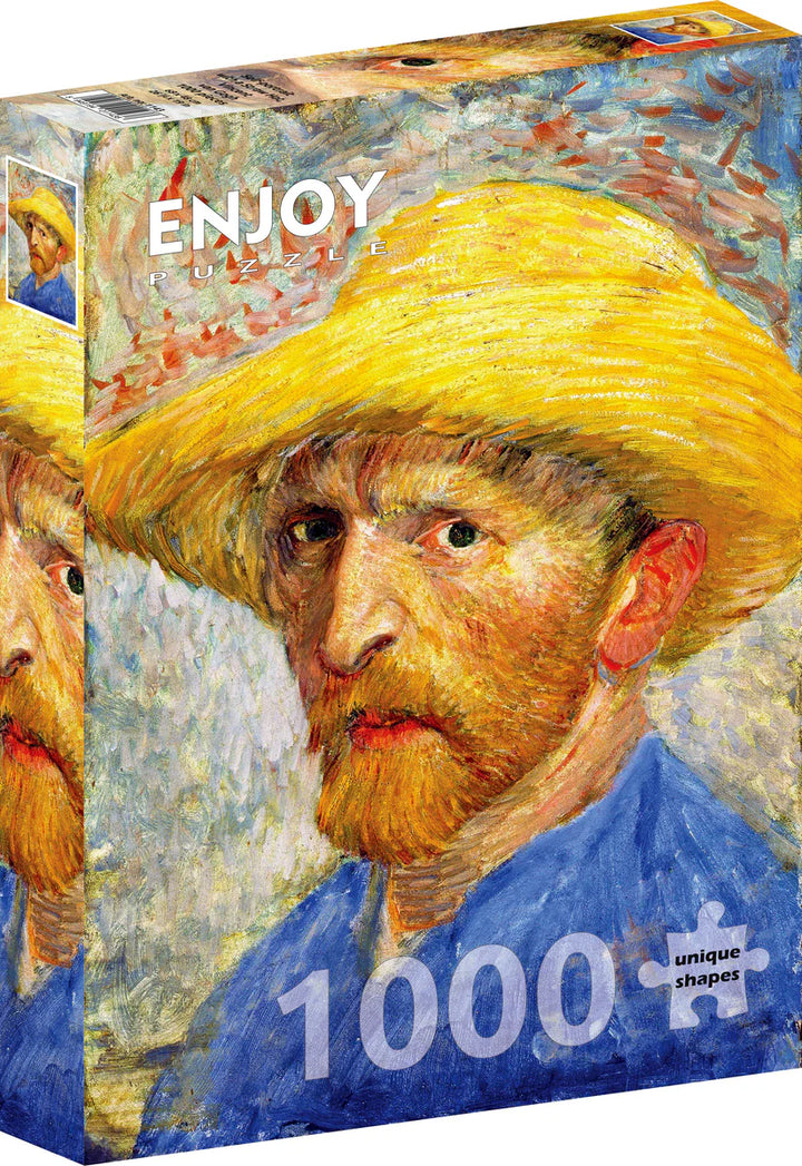 1000pc Vincent Van Gogh: Self-portrait with a Straw Hat Jigsaw Puzzle