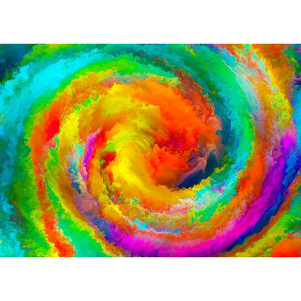 1000pc Colorful Gradient Swirl Jigsaw Puzzle