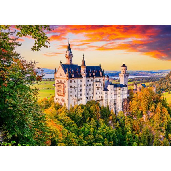 1000pc Neuschwanstein Castle in Autumn Germany Jigsaw Puzzle