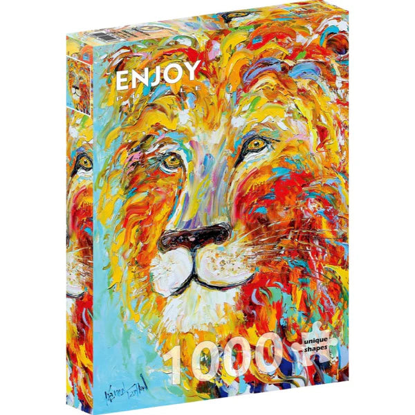 1000pc Colorful Lion Jigsaw Puzzle