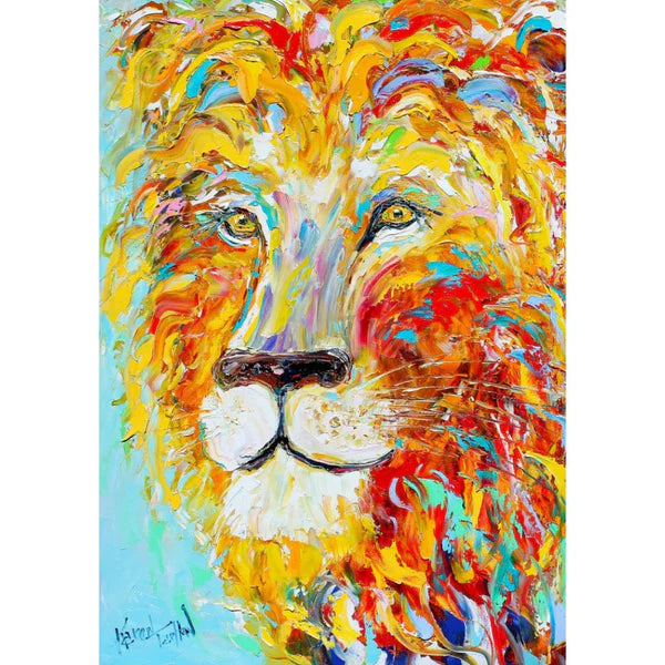 1000pc Colorful Lion Jigsaw Puzzle