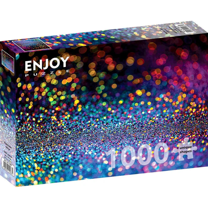 1000pc Multicolor Glitter Jigsaw Puzzle