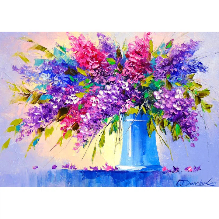 1000pc Bouquet of Lilacs in a Vase Jigsaw Puzzle