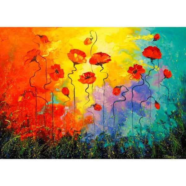 1000pc Magic Poppies Jigsaw Puzzle