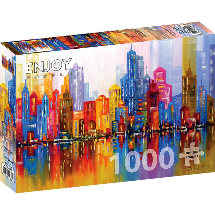 1000pc Rainbow City Jigsaw Puzzle