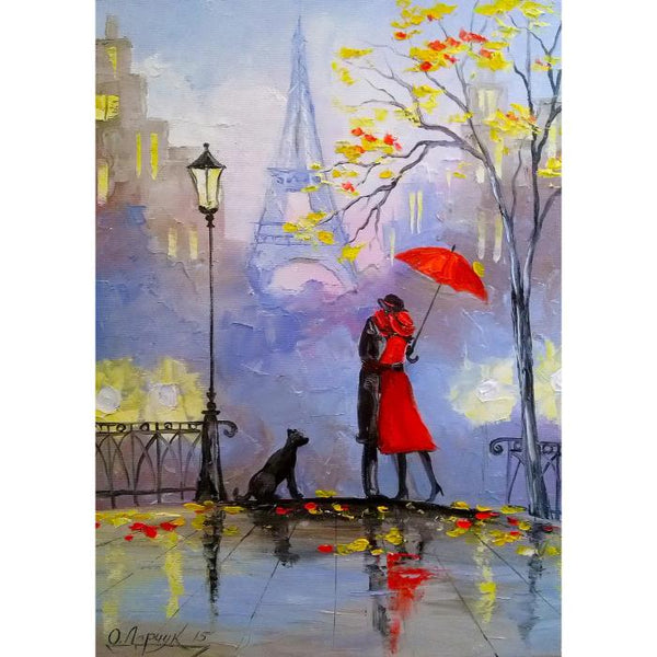 1000pc Rainy Day in Paris Jigsaw Puzzle