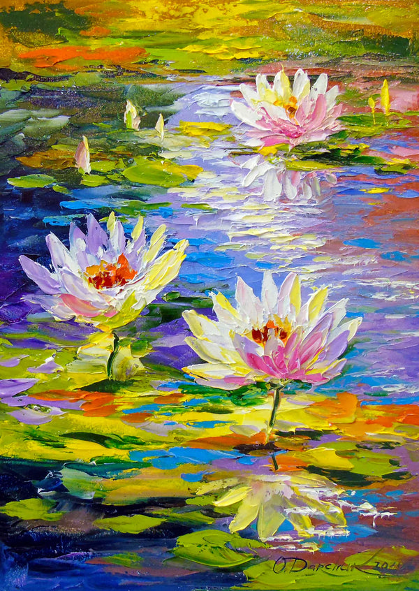 1000pc Water Lilies in the Pond Jigsaw Puzzle