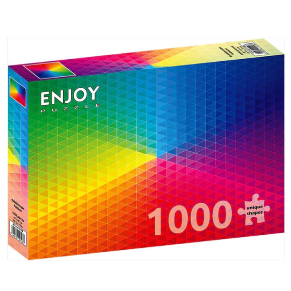 1000pc Kaleidoscopic Rainbow Jigsaw Puzzle