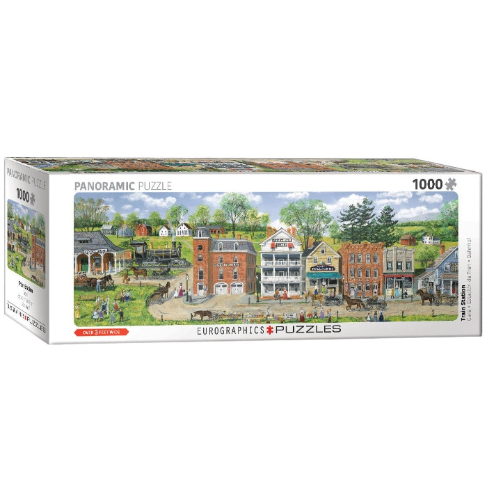 1000pc Train Station Panoramic Puzzle