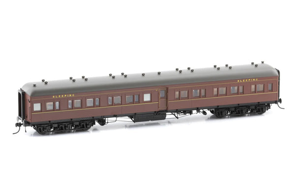 HO TAM 848 12-Wheeler Sleeper Car - Indian Red