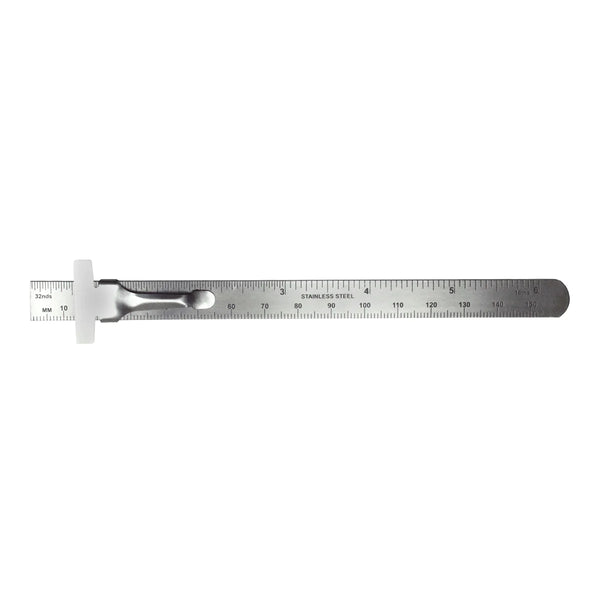 55677 6  STAINLESS STEEL RULER