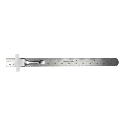 55677 6  STAINLESS STEEL RULER