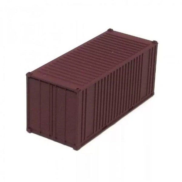 HO 20ft ISO Container Only  Brown