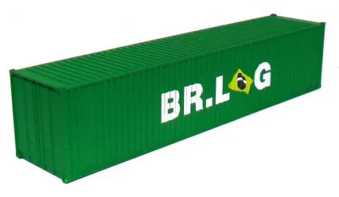 HO 40ft ISO Container Only - BR LOG Green_1