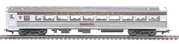 HO Budd Observation Car Silver Santa FE