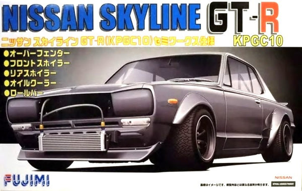 1/24 Nissan KPGC10 Skyline GT-R Semi-Works Plastic Model Kit