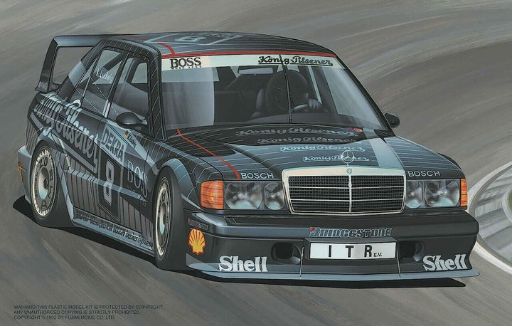 1/24 Mercedes-Benz 190E 2.5-16 Evolution II Boss Ver. Plastic Model Kit_2