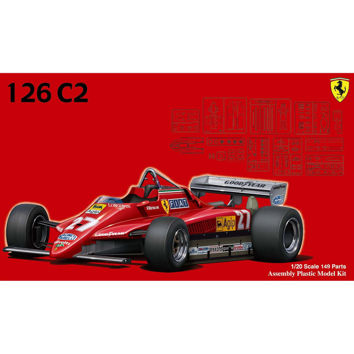 1/20 Ferrari 126C2 1982 (GP-2) Plastic Model Kit