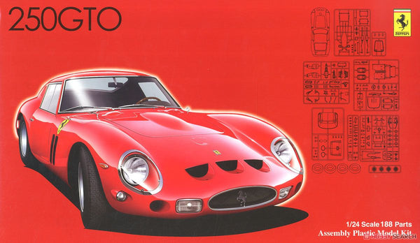 1/24 Ferrari 250GTO with Etching Parts Plastic Model Kit_1