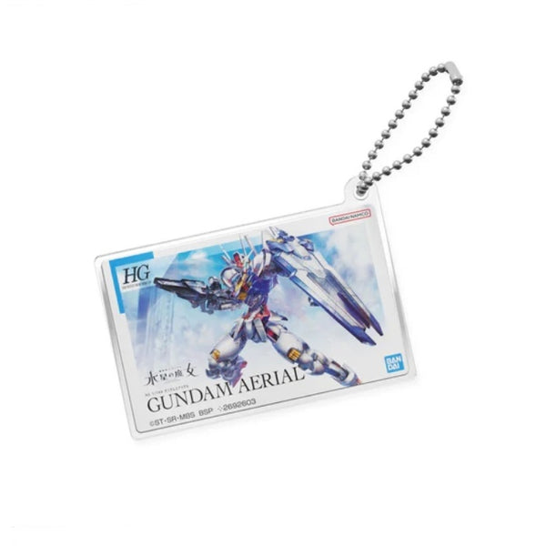 GUNPLA PACKAGE ART ACRYLIC BALL CHAIN GUNDAM AERIAL