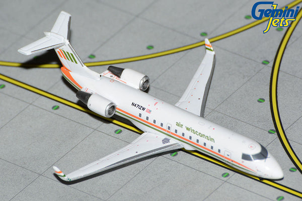 1/400 Air Wisconsin CRJ200LR N471ZW Retro Livery