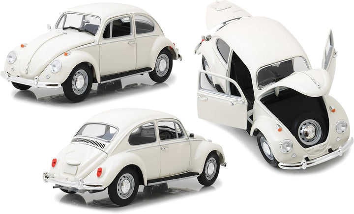 1/18 + Lotus White 1967 VW Beetle Right Hand Drive_3