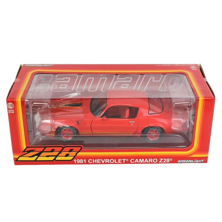 1/18 1981 Chevrolet Camaro Z/28 - Red with Orange Tri-Color Z28_6