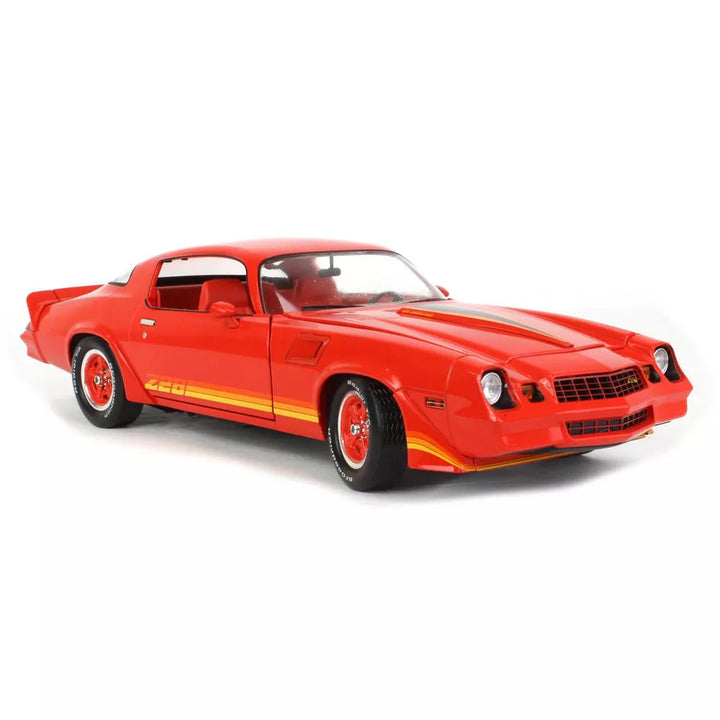 1/18 1981 Chevrolet Camaro Z/28 - Red with Orange Tri-Color Z28_2