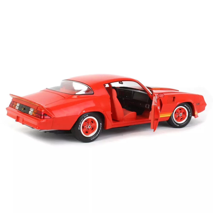 1/18 1981 Chevrolet Camaro Z/28 - Red with Orange Tri-Color Z28_3