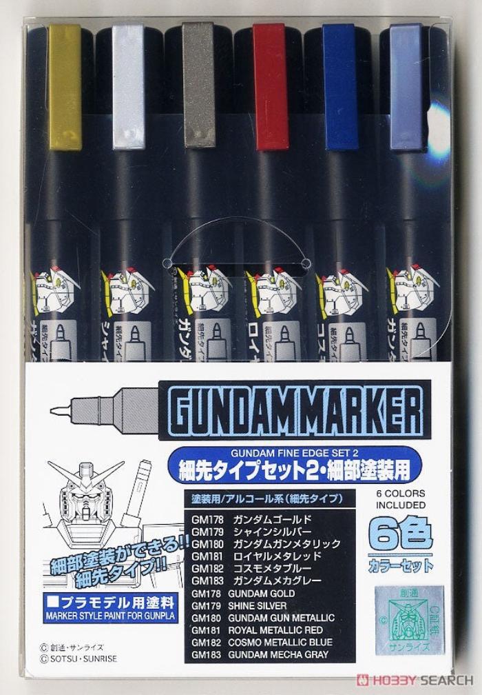 Gundam Marker - Fine Edge Set 2