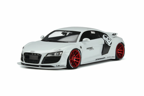 1/18 Glacier White Audi R8 by LB Works