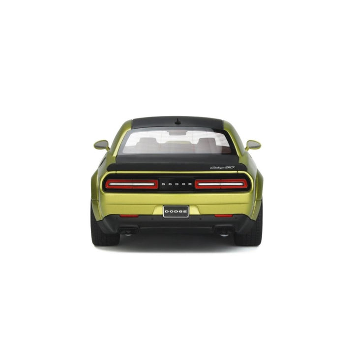 1/18 Green Dodge Challenger R/T Scat Pack Wide Body 50th Anniversary_5