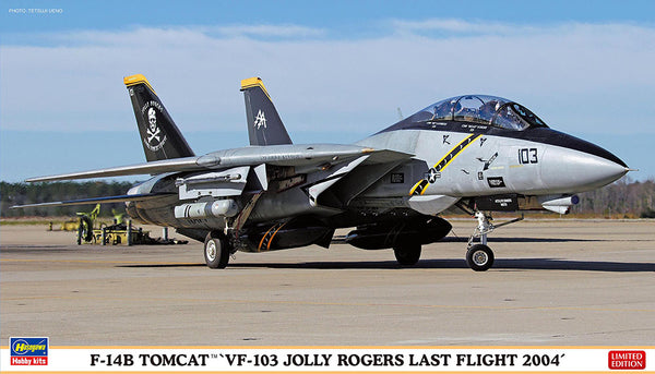 1/72 F-14B Tomcat - VF-103 Jolly Rogers Last Flight 2004 Model Plane