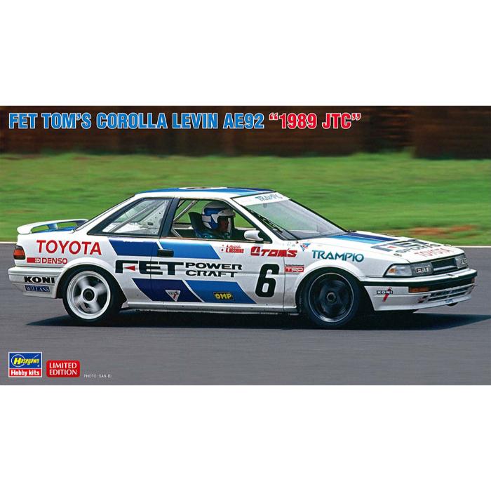 1/24  FET TOM S COROLLA LEVIN AE92   1989 JTC