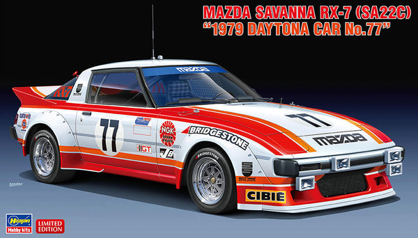 1/24  MAZDA SAVANNA RX7 (SA22C) 1979 DAYTONA CAR No.77