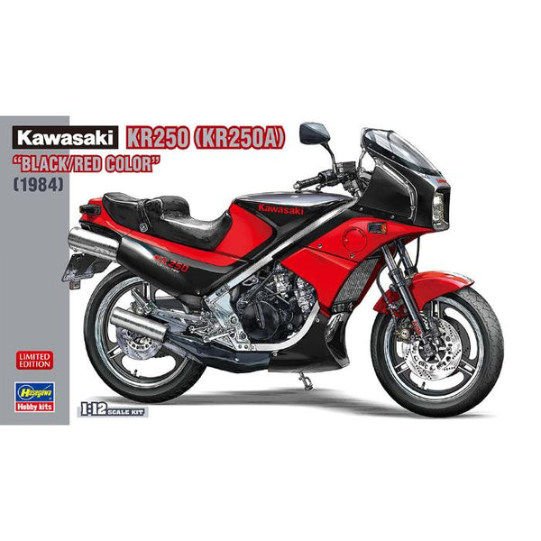 1/12  Kawasaki KR250 KR250A   BLACK/RED COLOR