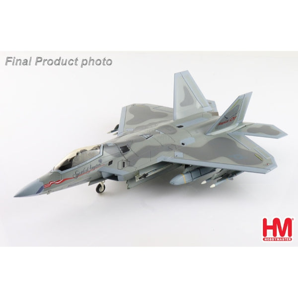 1/72 F-22 Raptor "Spirit of America" (Underwing Weapons: 2 x AGM-158 8 x AIM-120 2 x Fuel Tanks)