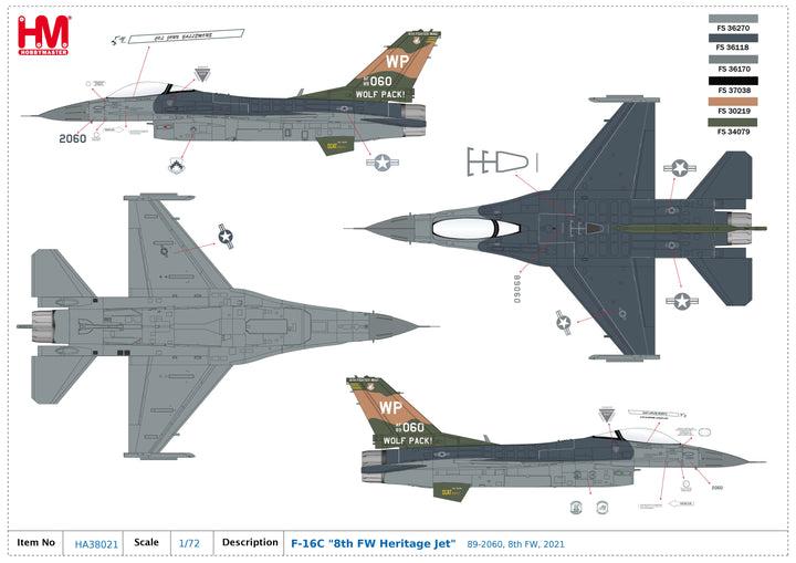 1/72 F-16C '8th FW Heritage Jet' 89-2060 8th FW 2021_5