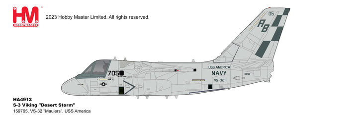 1/72 S-3 Viking "Desert Storm" 159765, VS-32 "Maulers", USS America_2