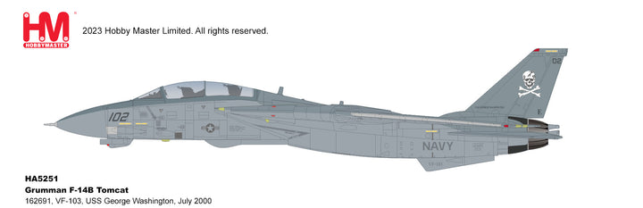 1/72 Grumman F-14B Tomcat 162691, VF-103, USS George Washington, July 2000_1