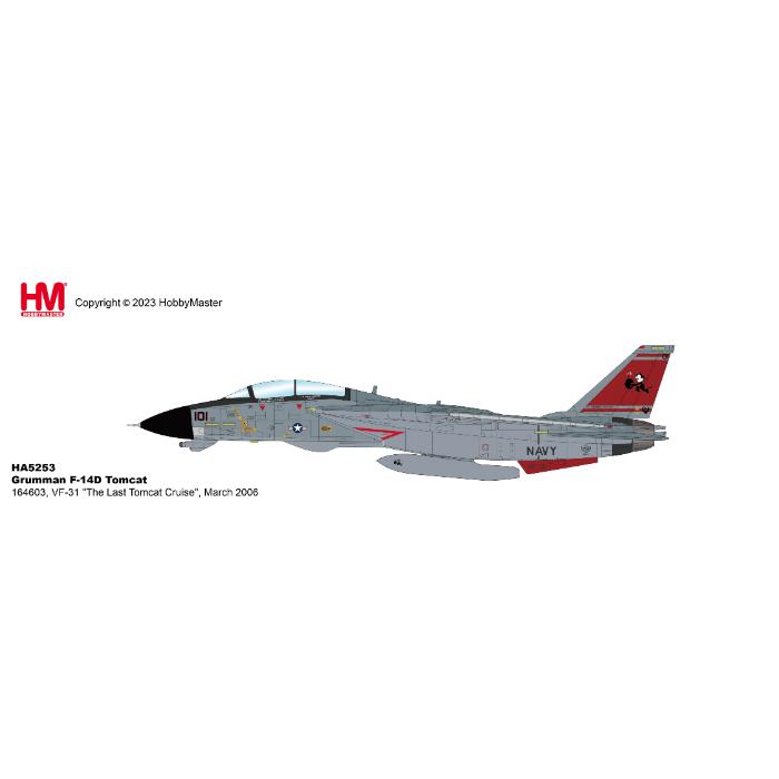 1/72 Grumman F-14D Tomcat 164603 VF-31 "The Last Tomcat Cruise" March 2006