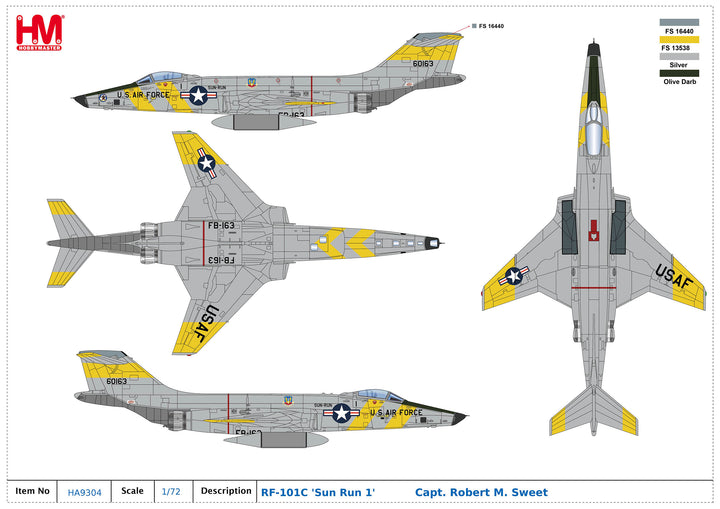 1/72 RF101C Operation Sun Run 60163 363rd TRW 27th Nov 1957_9