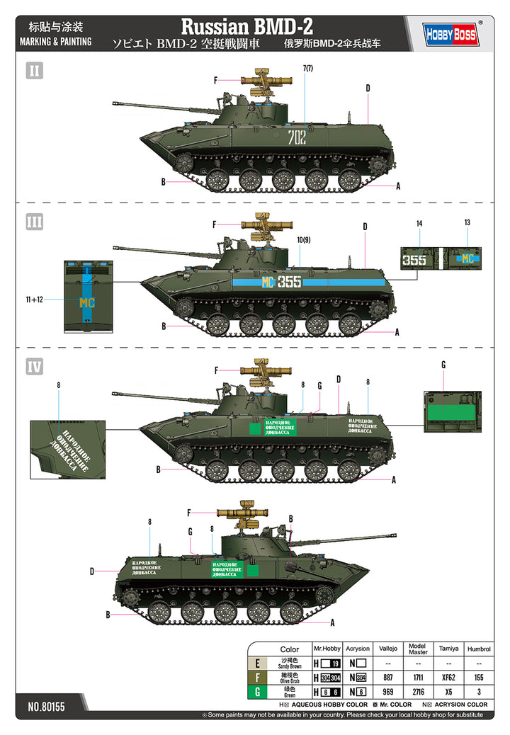 image2_1/35 Russian BMD-2 Plastic Model Kit