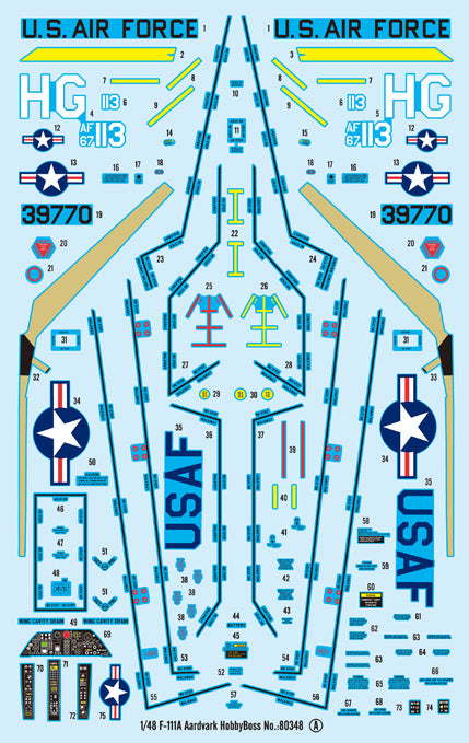 1/48 F-111A Aardvark Plastic Model Kit_2