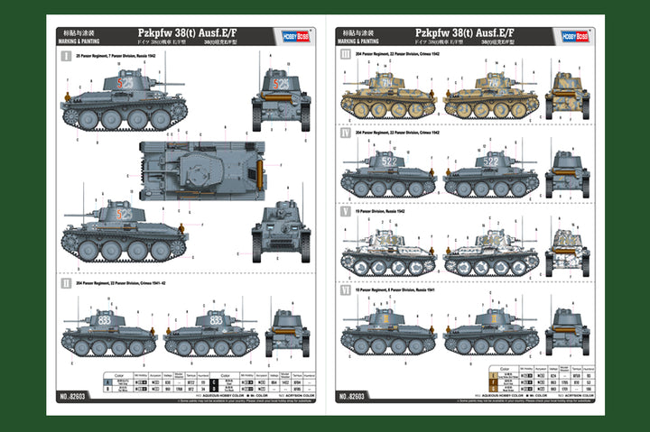 1/16 Pzkpfw 38(T) Ausf.E/F Plastic Model Kit_4