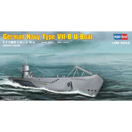 image1_1/350 DKM Navy Type VII-B U-Boat Plastic Model Kit