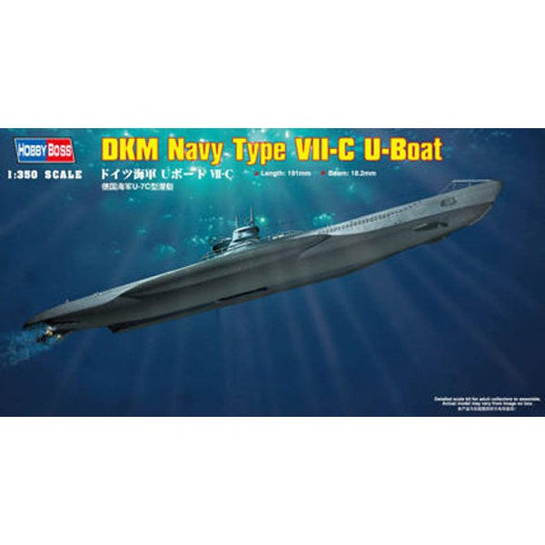 image1_1/350 DKM Navy Type VII-C U-Boat Plastic Model Kit