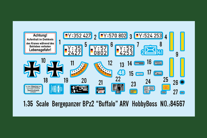 1/35 Bergepanzer BPZ2 ''Buffalo'' ARV Plastic Model Kit_3