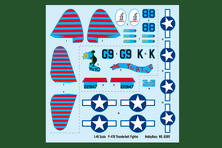 1/48 P-47D Thunderbolt Fighter
